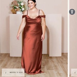 Revelry - Sienna Satin Dress